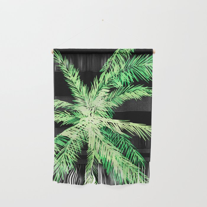 Dark palm tree leaves Wall Hanging Gallery Image 1