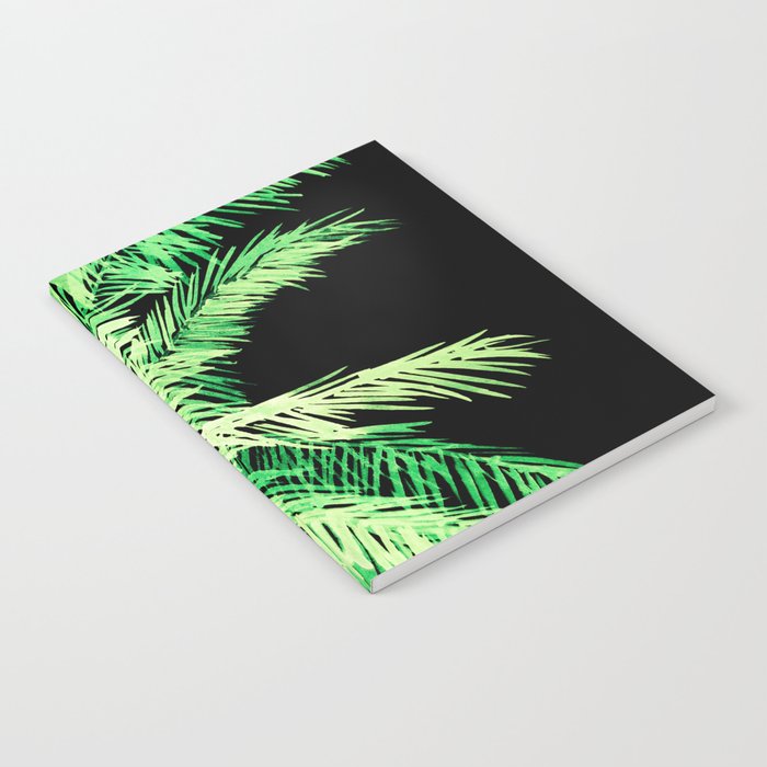 Dark palm tree leaves Notebook Gallery Image 2