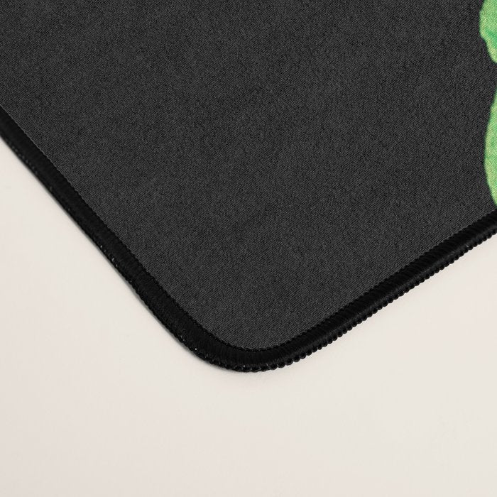 Dark palm tree leaves Desk Mat Gallery Image 4