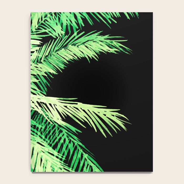 Dark palm tree leaves Notebook Gallery Image 4
