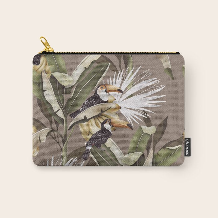 Tropical Toucan Oasis B Carry All Pouch Gallery Image 1