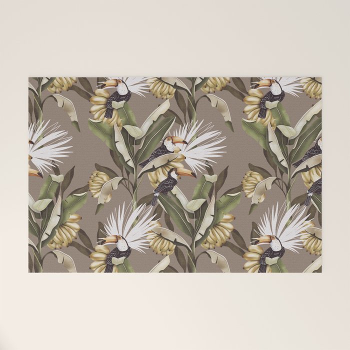 Tropical Toucan Oasis B Welcome Mat Gallery Image 1