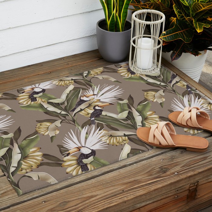 Tropical Toucan Oasis B Outdoor Rug Gallery Image 2