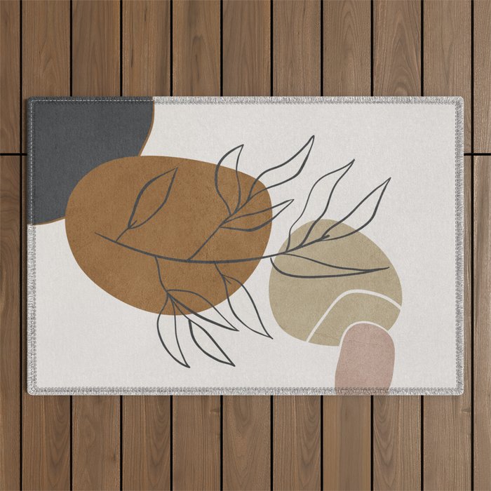Abstract Shapes 10 Outdoor Rug Gallery Image 1