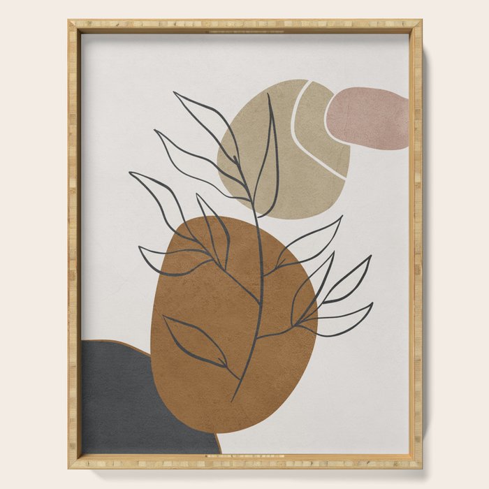 Abstract Shapes 10 Serving Tray Gallery Image 1