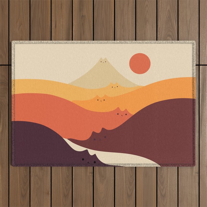 Cat Landscape 87 Outdoor Rug Gallery Image 1