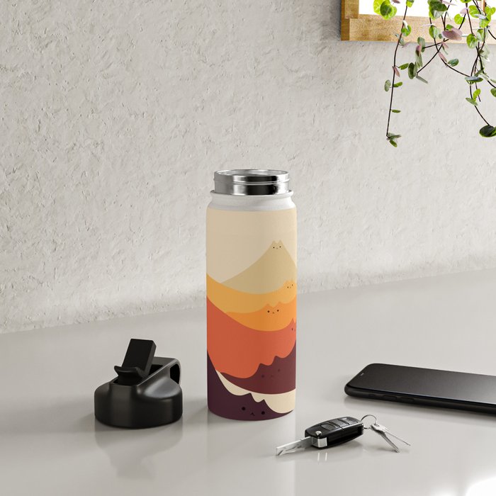 Cat Landscape 87 Water Bottle Gallery Image 4