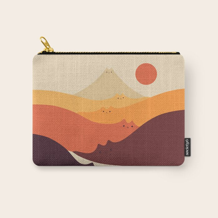 Cat Landscape 87 Carry All Pouch Gallery Image 1