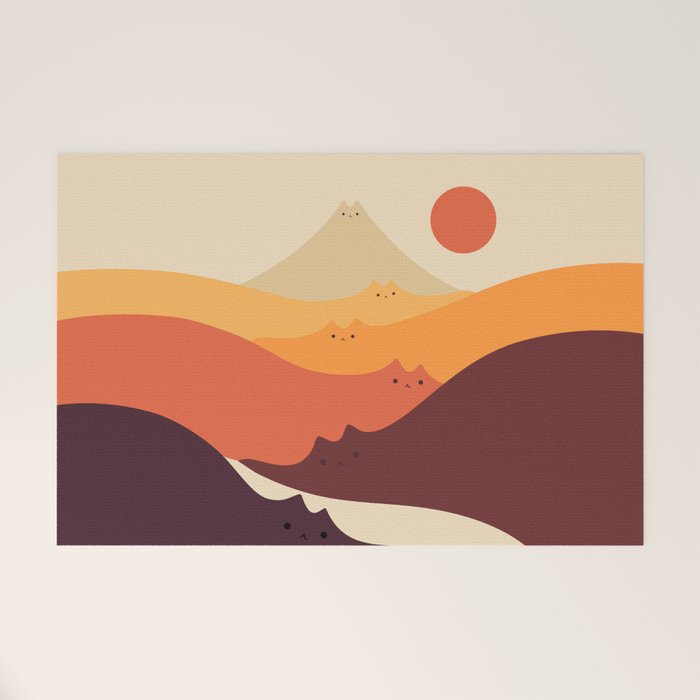 Cat Landscape 87 Welcome Mat Gallery Image 1