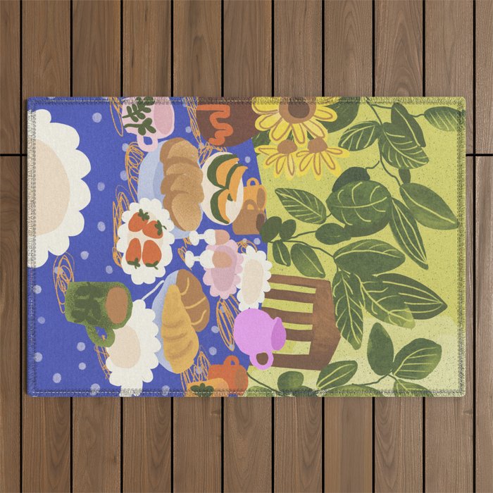 Summer Afternoon Tea Outdoor Rug Gallery Image 1