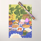 Summer Afternoon Tea Wrapping Paper Gallery Image 1