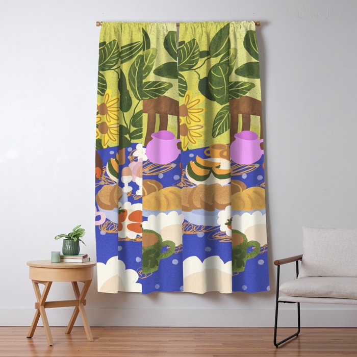 Summer Afternoon Tea Window Curtain Gallery Image 5