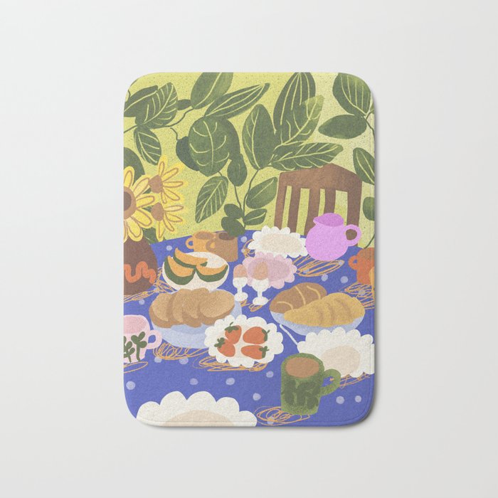Summer Afternoon Tea Bath Mat Gallery Image 1