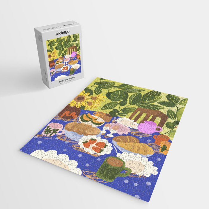 Summer Afternoon Tea Jigsaw Puzzle Gallery Image 2