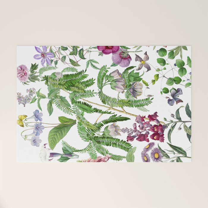 Purple Mimosa Welcome Mat Gallery Image 1