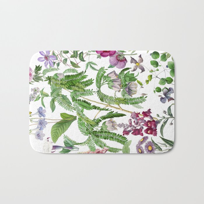 Purple Mimosa Bath Mat Gallery Image 1