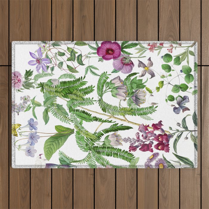 Purple Mimosa Outdoor Rug Gallery Image 1