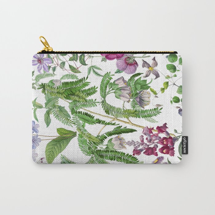 Purple Mimosa Carry All Pouch Gallery Image 1
