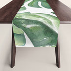 Monstera Leaves Table Runner Gallery Image 1