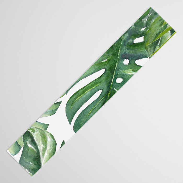Monstera Leaves Table Runner Gallery Image 3