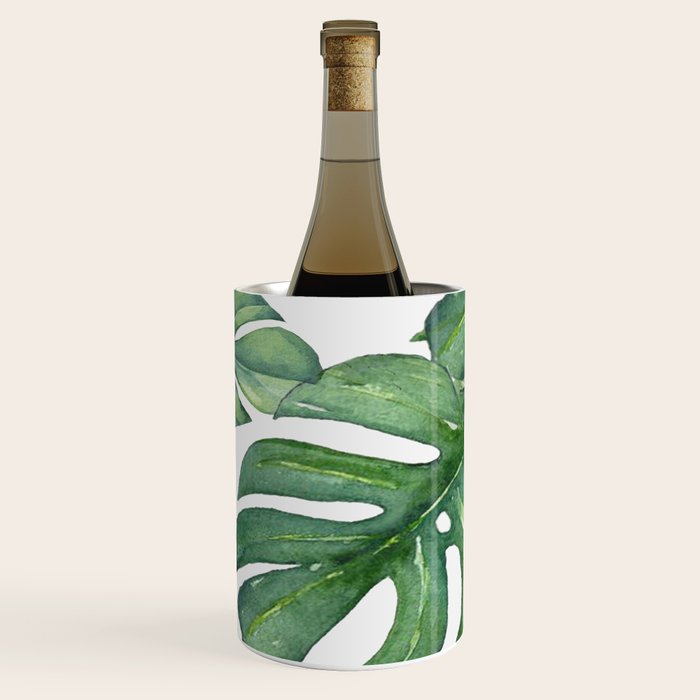 Monstera Leaves Wine Chiller Gallery Image 1