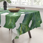 Monstera Leaves Tablecloth Gallery Image 3