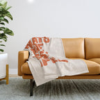 Whats The Best That Could Happen in Peach Fuzz Throw Blanket Gallery Image 1