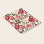 Vintage Christmas Floral Notebook Gallery Image 2