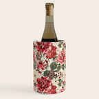Vintage Christmas Floral Wine Chiller Gallery Image 2