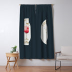 Cherry Mimosa Cocktail Zodiac Sign Window Curtain Gallery Image 5