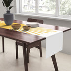 Contented Sun Cute Mustard Yellow Sunburst Table Runner Gallery Image 2