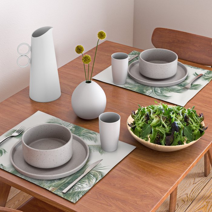 Lush Palm Trees Placemat Gallery Image 2