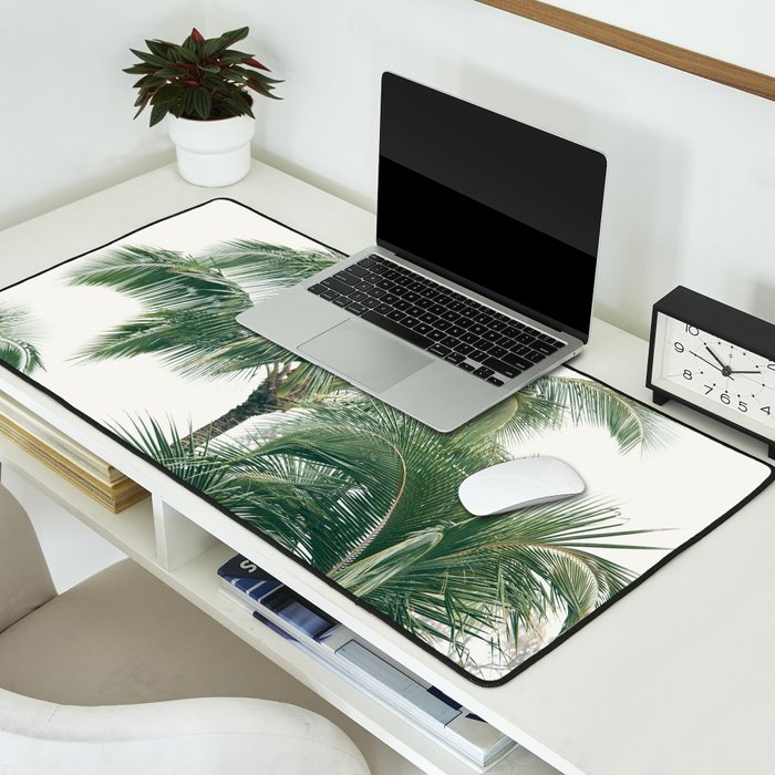 Lush Palm Trees Desk Mat Gallery Image 2