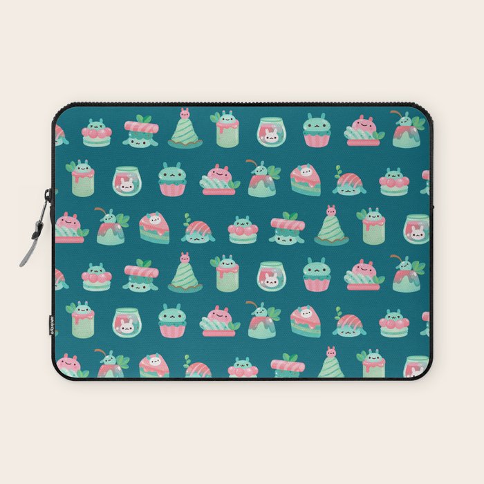 Choco Mint Rabbit Laptop Sleeve Gallery Image 1