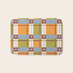 Autumn Breeze Checks Bath Mat Gallery Image 1