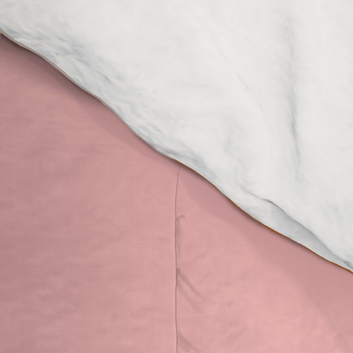 Retro Liquid Swirl Abstract Pattern Pink Orange Cream Comforter Gallery Image 4
