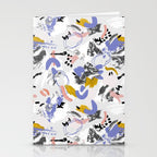 Abstract brush strokes splashes Stationery Card Gallery Image 2