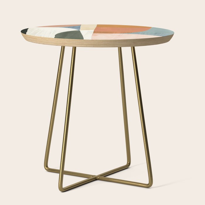 Soft Modern Abstract Shapes III Side Table Gallery Image 1