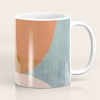 Soft Modern Abstract Shapes III Coffee Mug Gallery Image 1