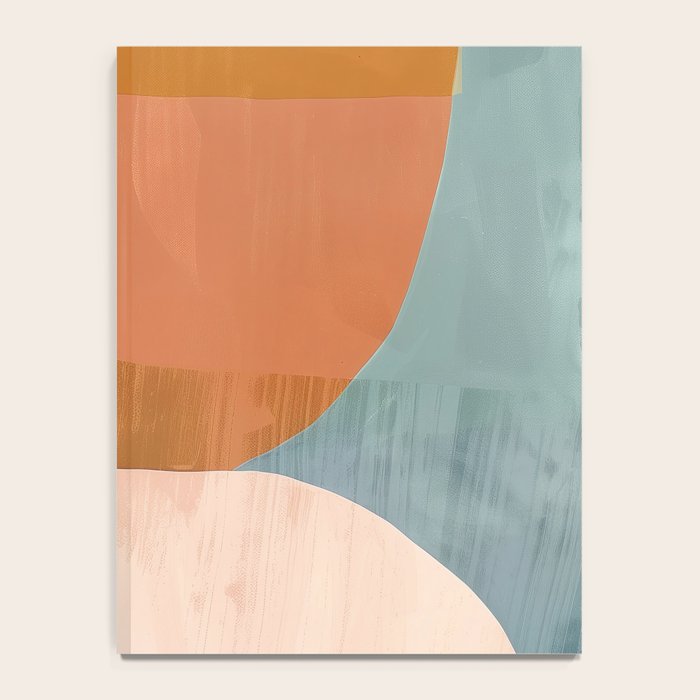 Soft Modern Abstract Shapes III Notebook Gallery Image 4