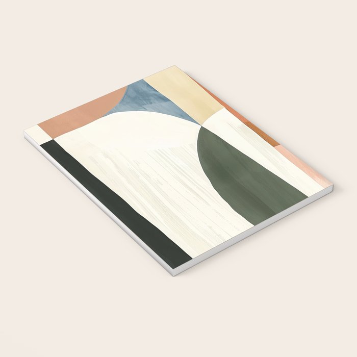 Soft Modern Abstract Shapes III Notebook Gallery Image 3