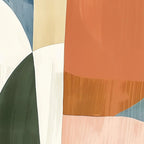 Soft Modern Abstract Shapes III Coffee Mug Gallery Image 2