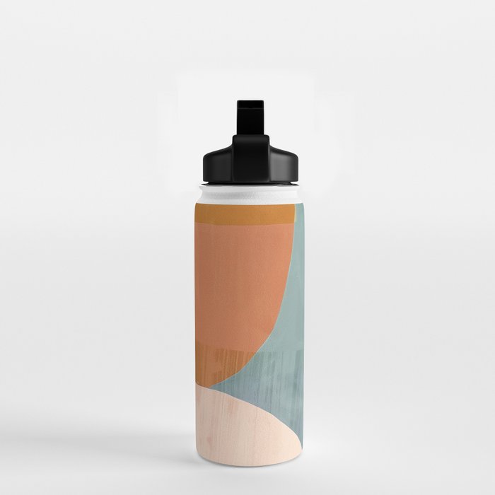 Soft Modern Abstract Shapes III Water Bottle Gallery Image 2