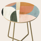Soft Modern Abstract Shapes III Side Table Gallery Image 2