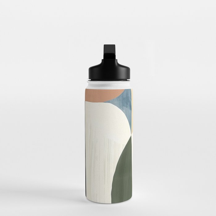 Soft Modern Abstract Shapes III Water Bottle Gallery Image 3
