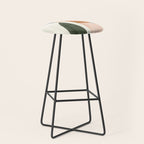 Soft Modern Abstract Shapes III Stool Gallery Image 1