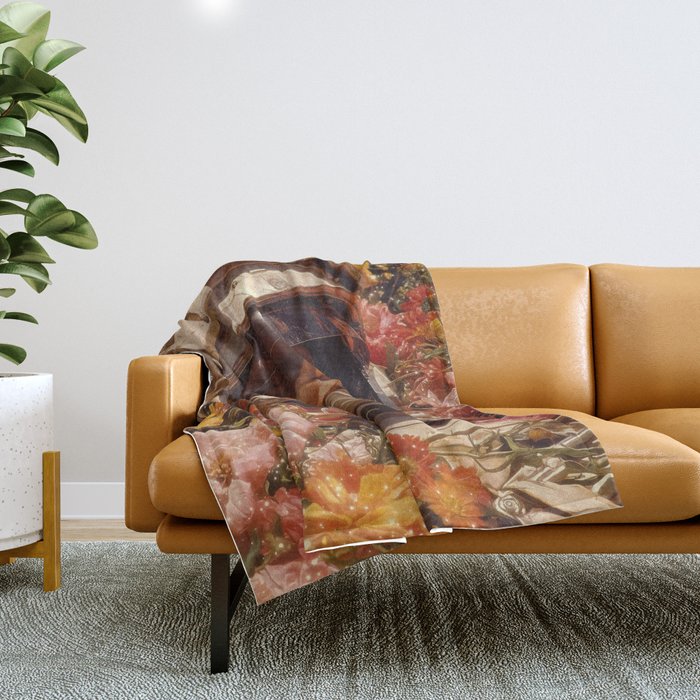 The Astronaut's Dream Throw Blanket Gallery Image 1
