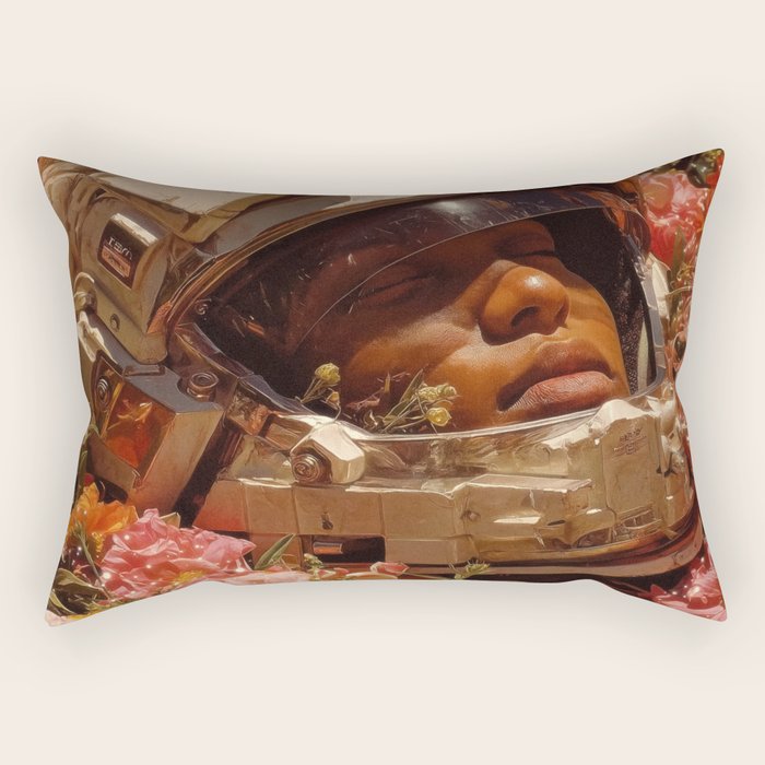 The Astronaut's Dream Rectangular Pillow Gallery Image 1