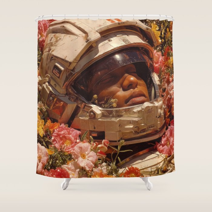 The Astronaut's Dream Shower Curtain Gallery Image 1
