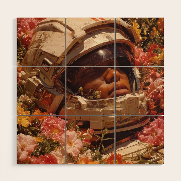 The Astronaut's Dream Wood Wall Art Gallery Image 1